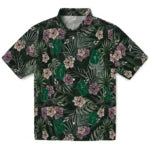 Charlotte 49ers Hawaiian Shirt - Hibiscus Leaves Pattern | Moonbestprint