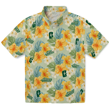 Charlotte 49ers Hawaiian Shirt - Hibiscus Mood | Moonbestprint
