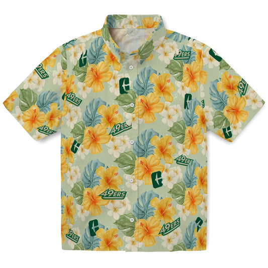 Charlotte 49ers Hawaiian Shirt - Hibiscus Mood | Moonbestprint