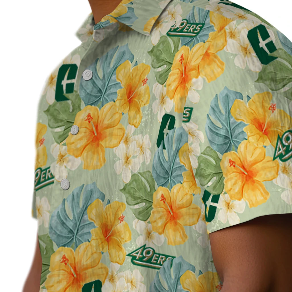 Charlotte 49ers Hawaiian Shirt - Hibiscus Mood | Moonbestprint