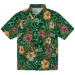 Charlotte 49ers Hawaiian Shirt - Hibiscus Tiki Jungle | Moonbestprint