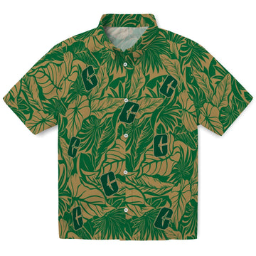 Charlotte 49ers Hawaiian Shirt - Monstera Layer | Moonbestprint