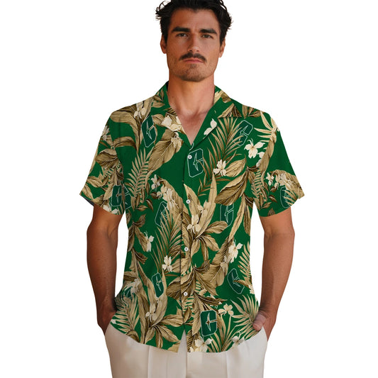 Charlotte 49ers Hawaiian Shirt - Palm Leaves | Moonbestprint