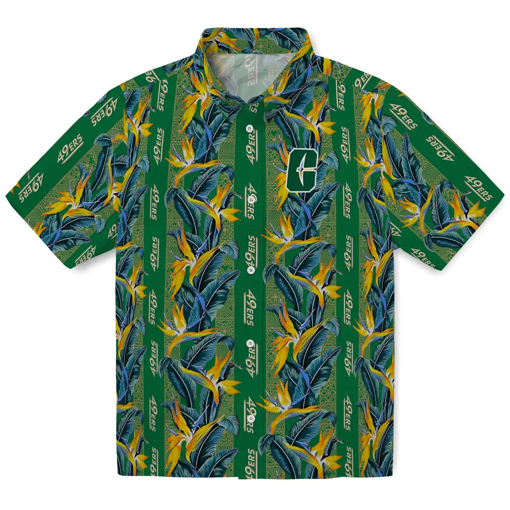 Charlotte 49ers Hawaiian Shirt - Paradise Vines | Moonbestprint