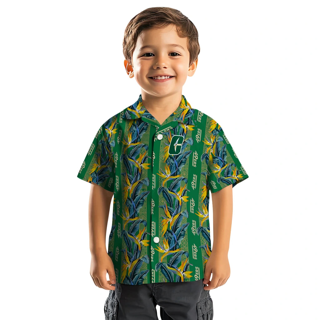 Charlotte 49ers Hawaiian Shirt - Paradise Vines | Moonbestprint