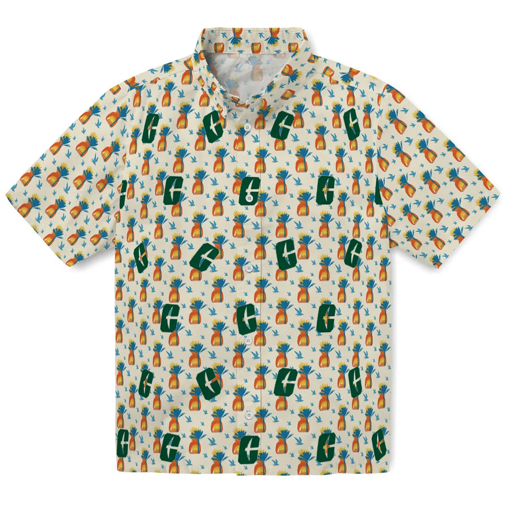 Charlotte 49ers Hawaiian Shirt - Pineapple Delight | Moonbestprint
