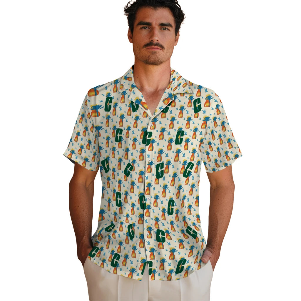 Charlotte 49ers Hawaiian Shirt - Pineapple Delight | Moonbestprint