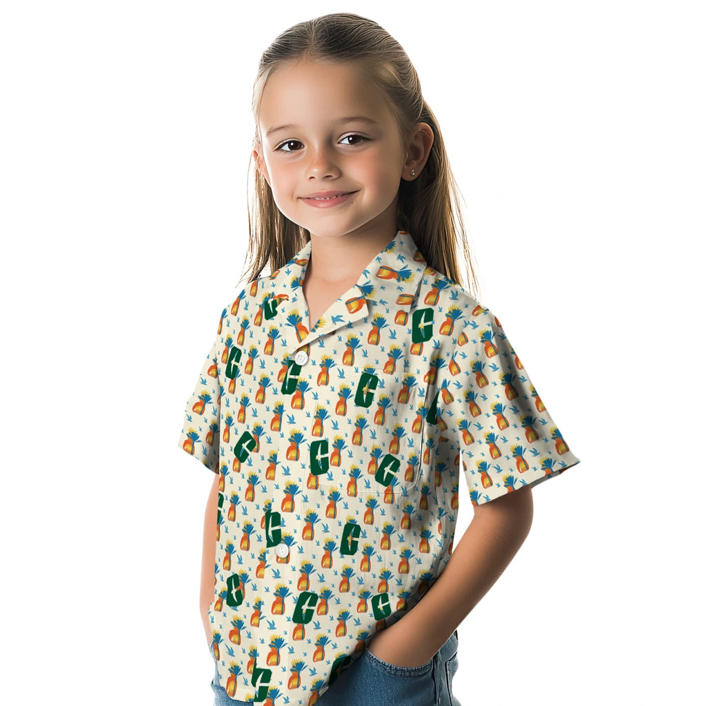 Charlotte 49ers Hawaiian Shirt - Pineapple Delight | Moonbestprint