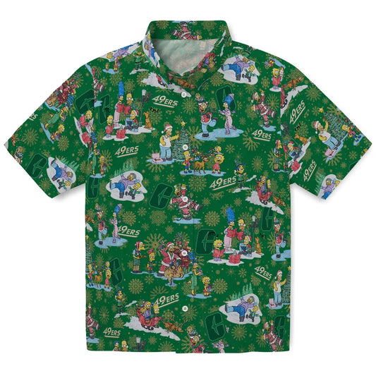 Charlotte 49ers Hawaiian Shirt - Simpsons Christmas | Moonbestprint