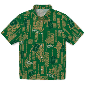 Charlotte 49ers Hawaiian Shirt - Turtle Lines | Moonbestprint