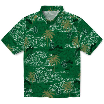 Charlotte 49ers Hawaiian Shirt - Wave Palm | Moonbestprint