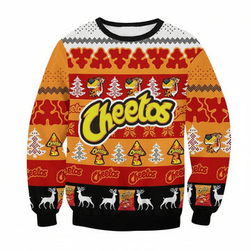 Cheetos Snacks Brand Ugly Christmas Sweater 2022 ? Usalast