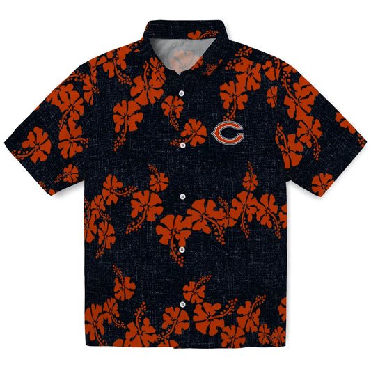 Chicago Bears Hawaiian Shirt - 50th State Flower | Moonbestprint