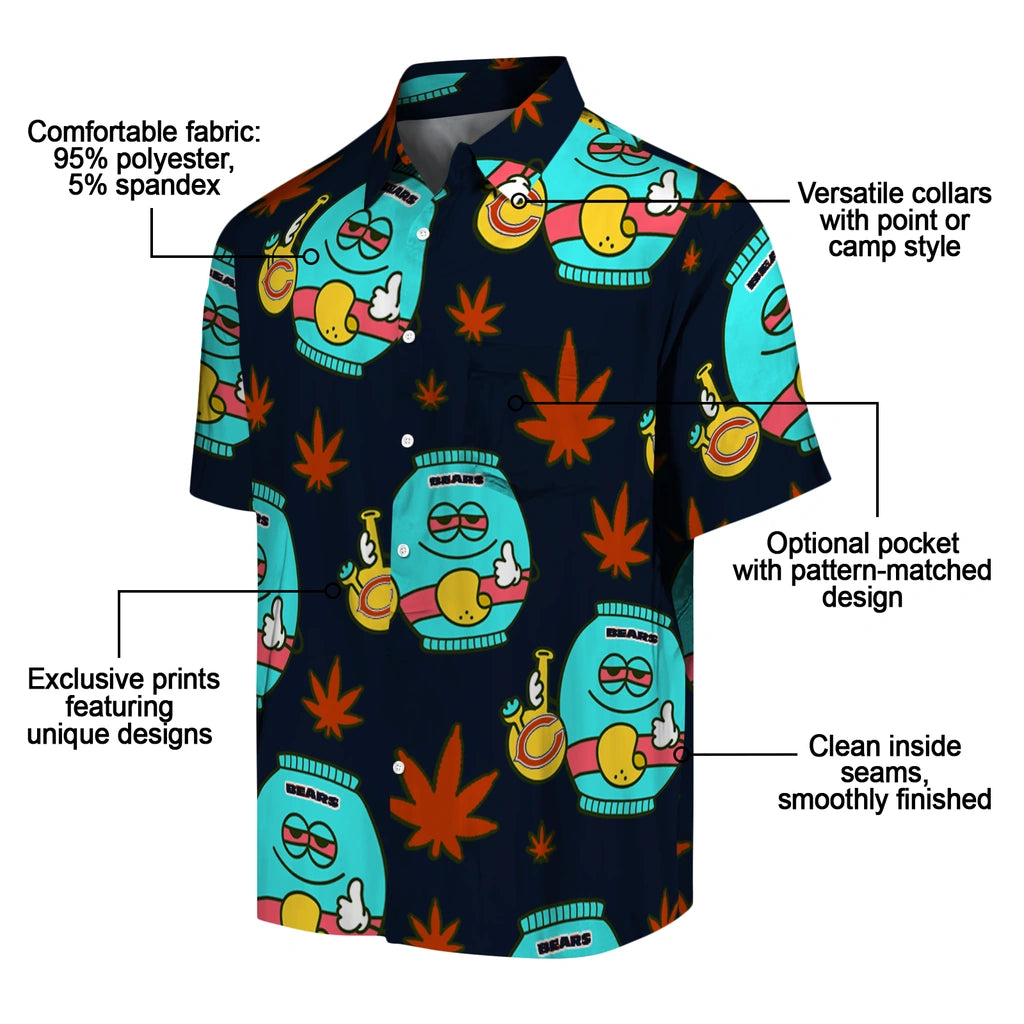 Chicago Bears Hawaiian Shirt - Chill Vibe | Moonbestprint