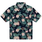 Chicago Bears Hawaiian Shirt - Flamingo and Hibiscus | Moonbestprint