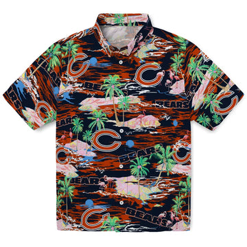 Chicago Bears Flamingo Retreat 2026 Hawaiian Shirt – Moonbestprint
