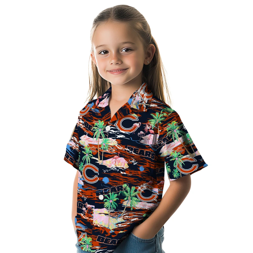 Chicago Bears Flamingo Retreat 2026 Hawaiian Shirt – Moonbestprint
