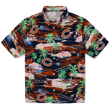 Chicago Bears Hawaiian Shirt - Hawaii Island | Moonbestprint
