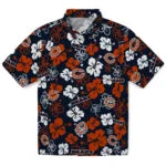 Chicago Bears Hawaiian Shirt - Hibiscus Flower Design | Moonbestprint