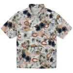 Chicago Bears Hawaiian Shirt - Hibiscus Seaside | Moonbestprint