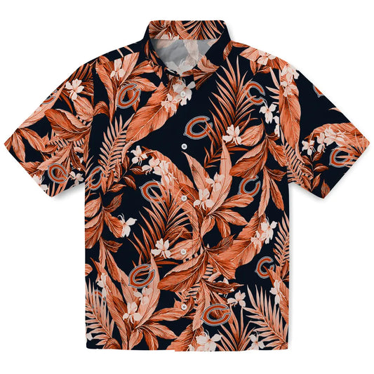 Chicago Bears Hawaiian Shirt - Palm Leaves | Moonbestprint