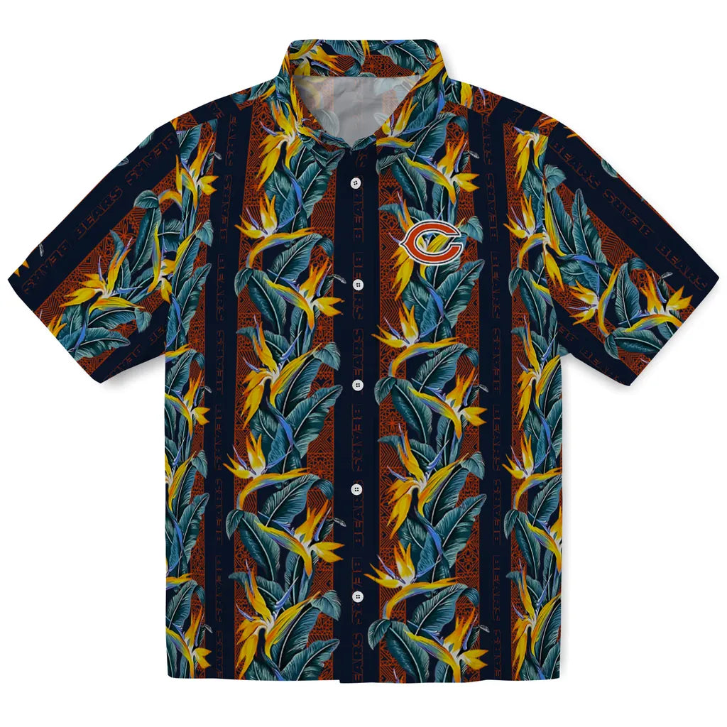 Chicago Bears Hawaiian Shirt - Paradise Vines | Moonbestprint