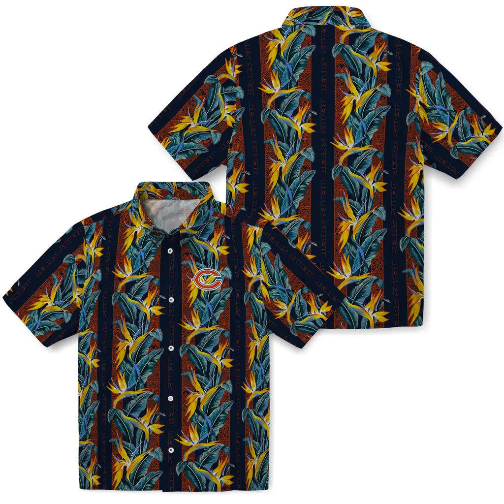 Chicago Bears Hawaiian Shirt - Paradise Vines | Moonbestprint