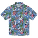 Chicago Bears Hawaiian Shirt - Pineapple Bouquet | Moonbestprint