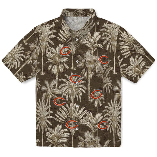 Chicago Bears Hawaiian Shirt - Vintage Palm Tree | Moonbestprint