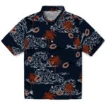 Chicago Bears Hawaiian Shirt - Wave Palm | Moonbestprint