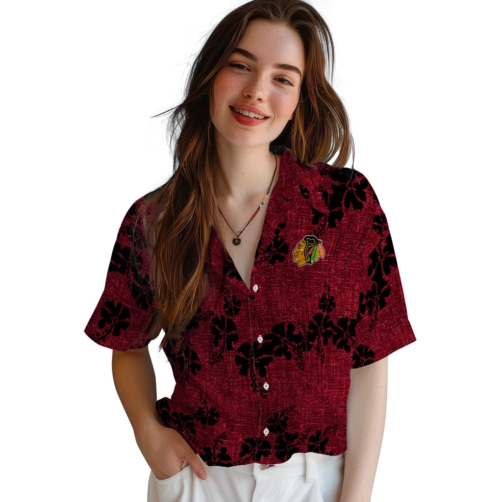 Chicago Blackhawks Hawaiian Shirt - 50th State Flower – Moonbestprint