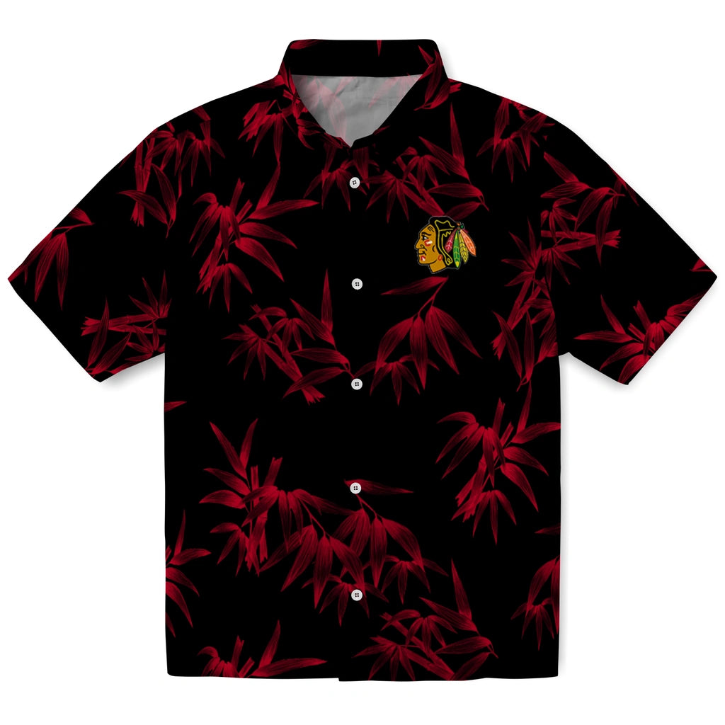 Chicago Blackhawks Hawaiian Shirt - Bamboo Branches – Moonbestprint