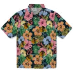 Chicago Blackhawks Hawaiian Shirt - Brilliant Hibiscus Garden – Moonbestprint