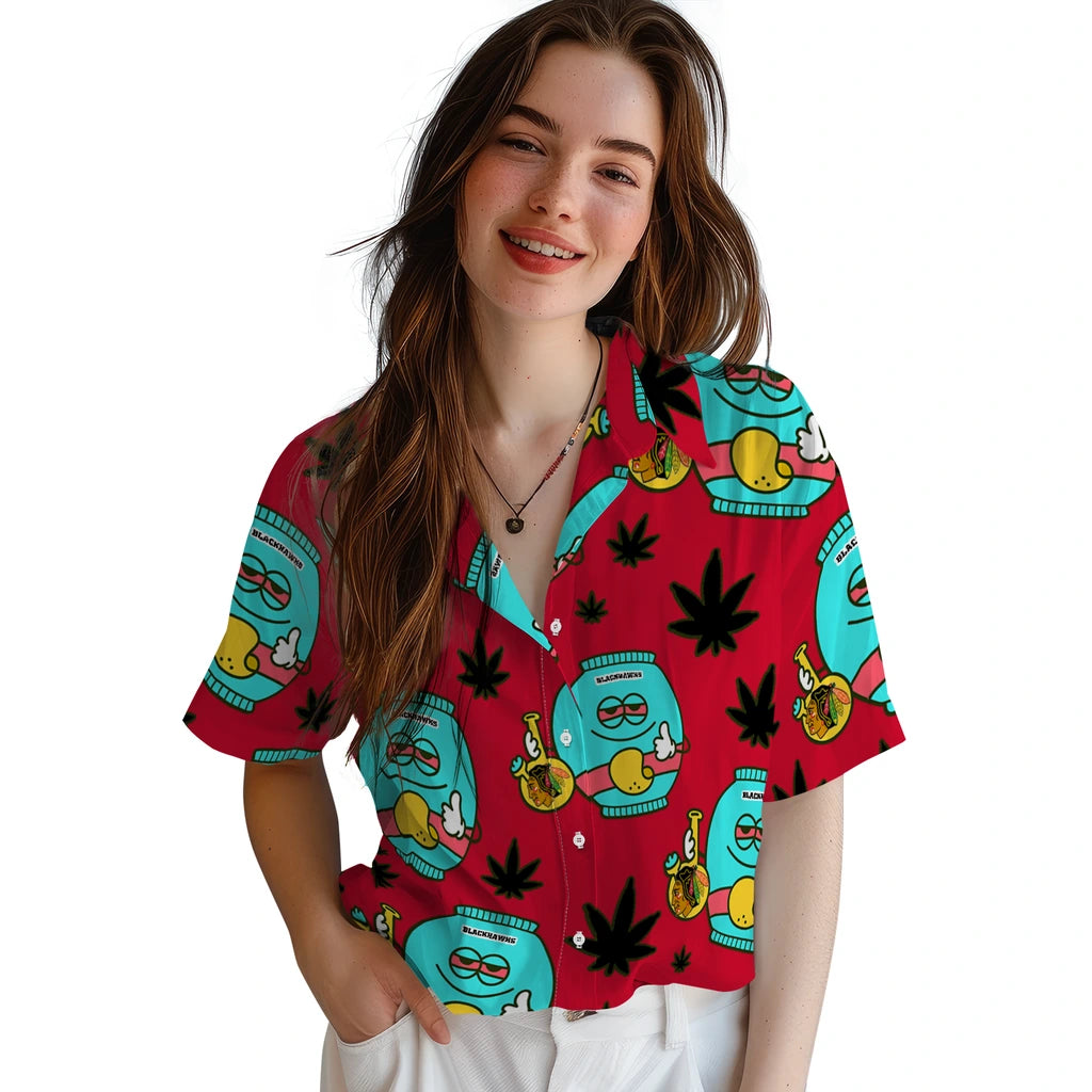 Chicago Blackhawks Hawaiian Shirt - Chill Vibe – Moonbestprint