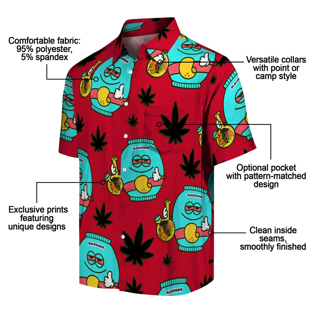 Chicago Blackhawks Hawaiian Shirt - Chill Vibe – Moonbestprint