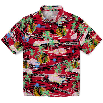 Chicago Blackhawks Flamingo Retreat 2026 Hawaiian Shirt – Moonbestprint