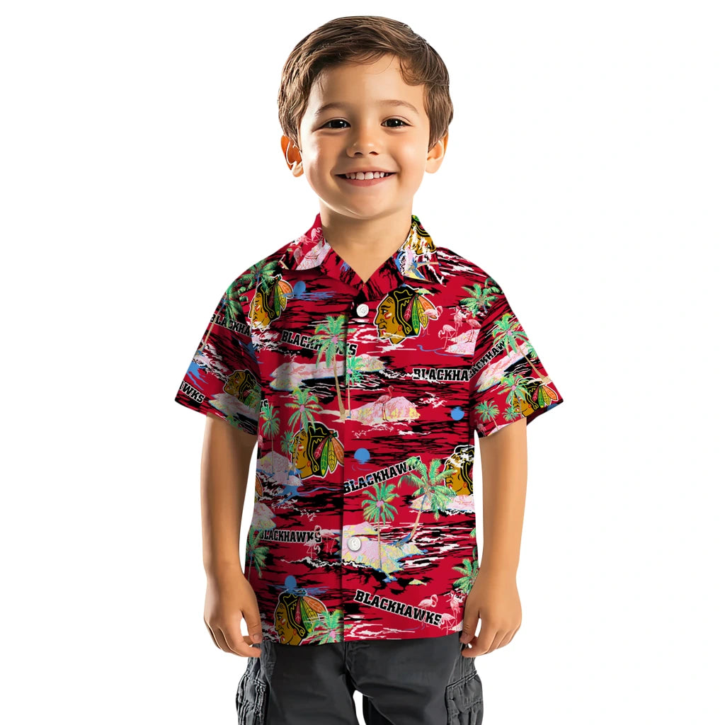 Chicago Blackhawks Flamingo Retreat 2026 Hawaiian Shirt – Moonbestprint