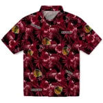 Chicago Blackhawks Hawaiian Shirt - Hibiscus Exotica – Moonbestprint