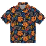 Chicago Blackhawks Hawaiian Shirt - Hibiscus Foliage – Moonbestprint
