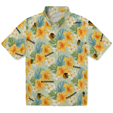 Chicago Blackhawks Hawaiian Shirt - Hibiscus Mood – Moonbestprint