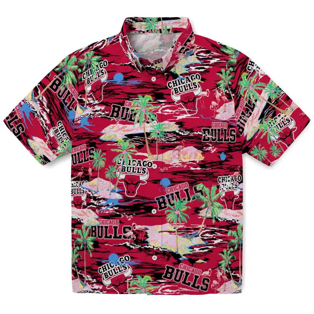 Chicago Bulls Flamingo Retreat 2026 Hawaiian Shirt – Moonbestprint