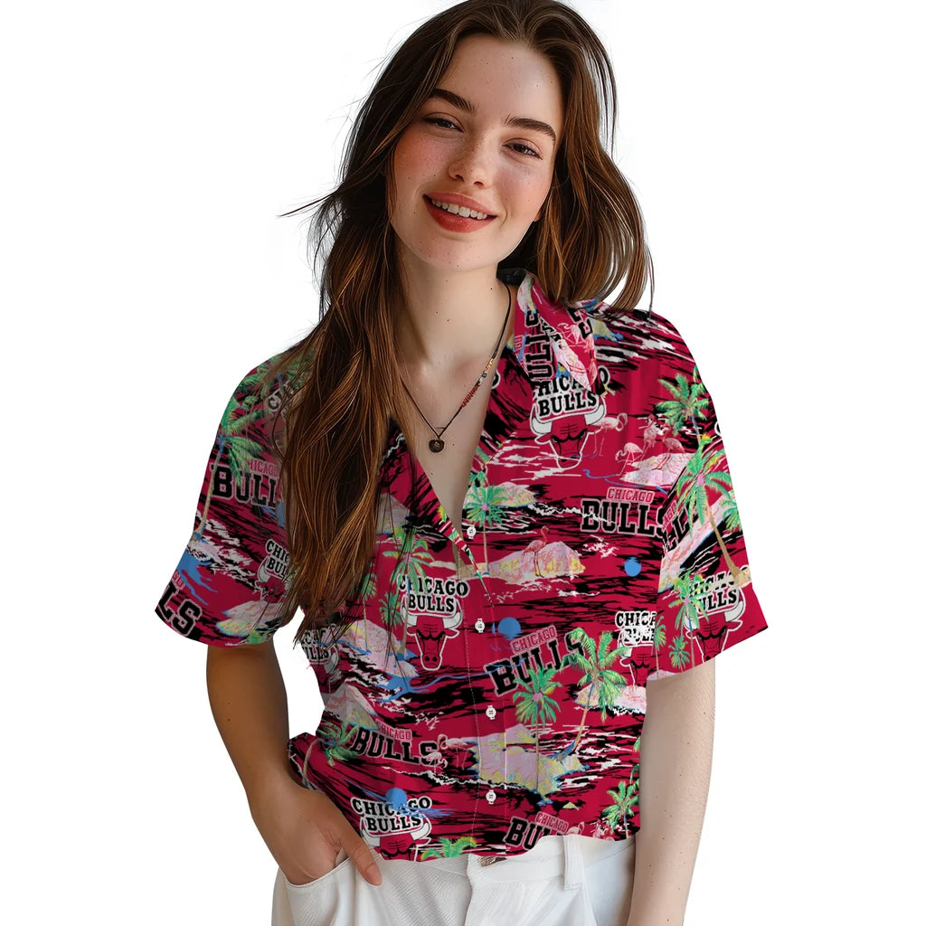Chicago Bulls Flamingo Retreat 2026 Hawaiian Shirt – Moonbestprint