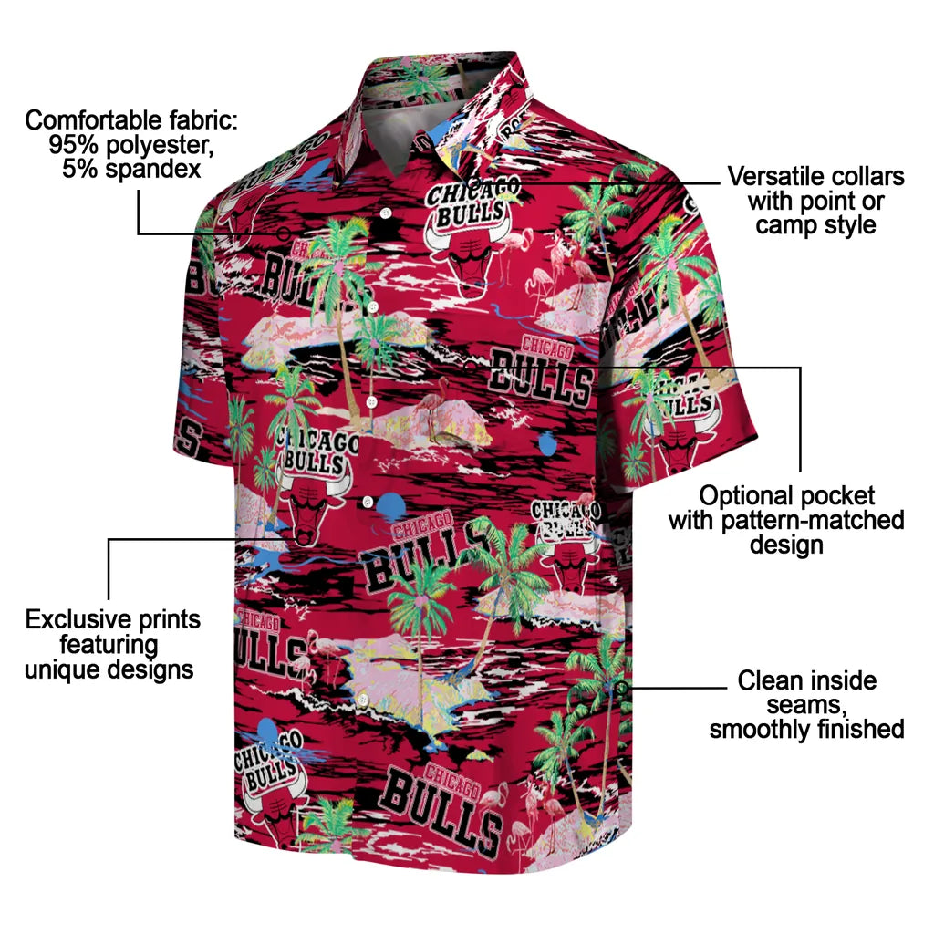 Chicago Bulls Flamingo Retreat 2026 Hawaiian Shirt – Moonbestprint