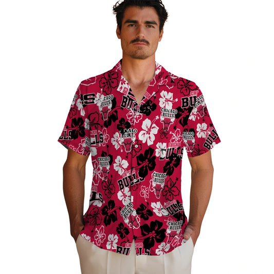 Chicago Bulls Hibiscus Bloom Hawaiian Shirt – Moonbestprint