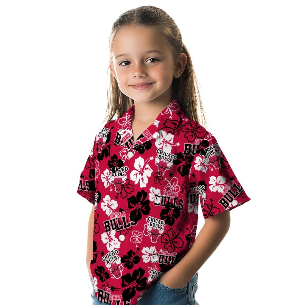 Chicago Bulls Hibiscus Bloom Hawaiian Shirt – Moonbestprint