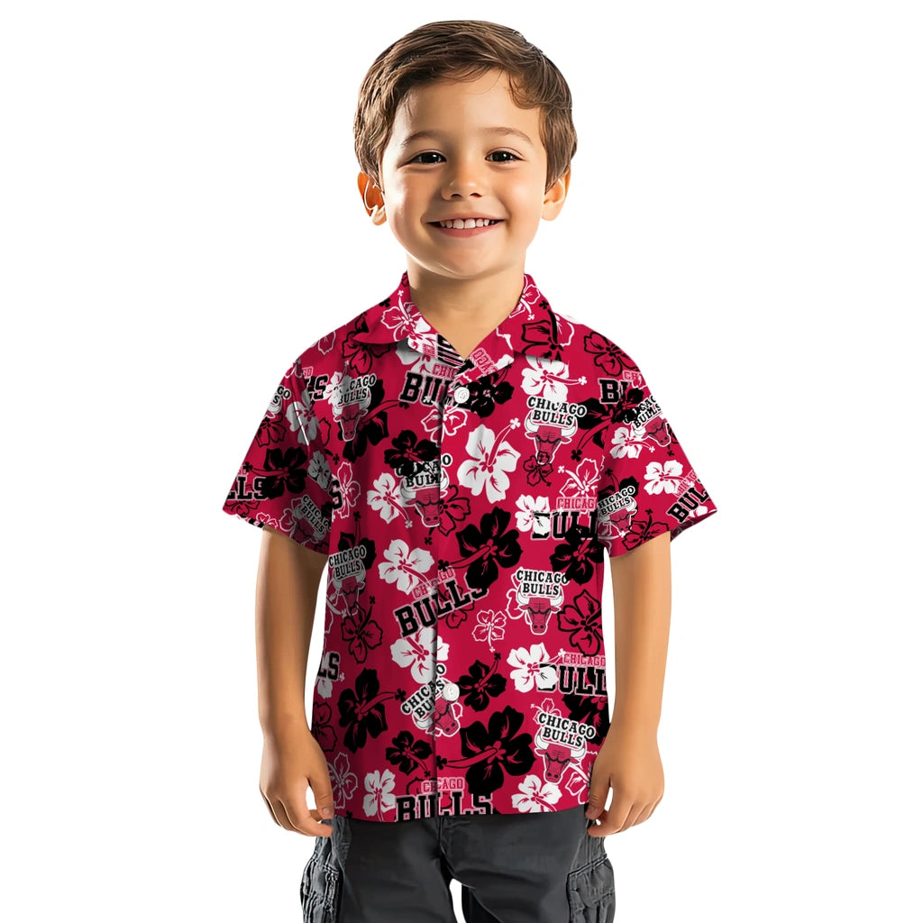 Chicago Bulls Hibiscus Bloom Hawaiian Shirt – Moonbestprint