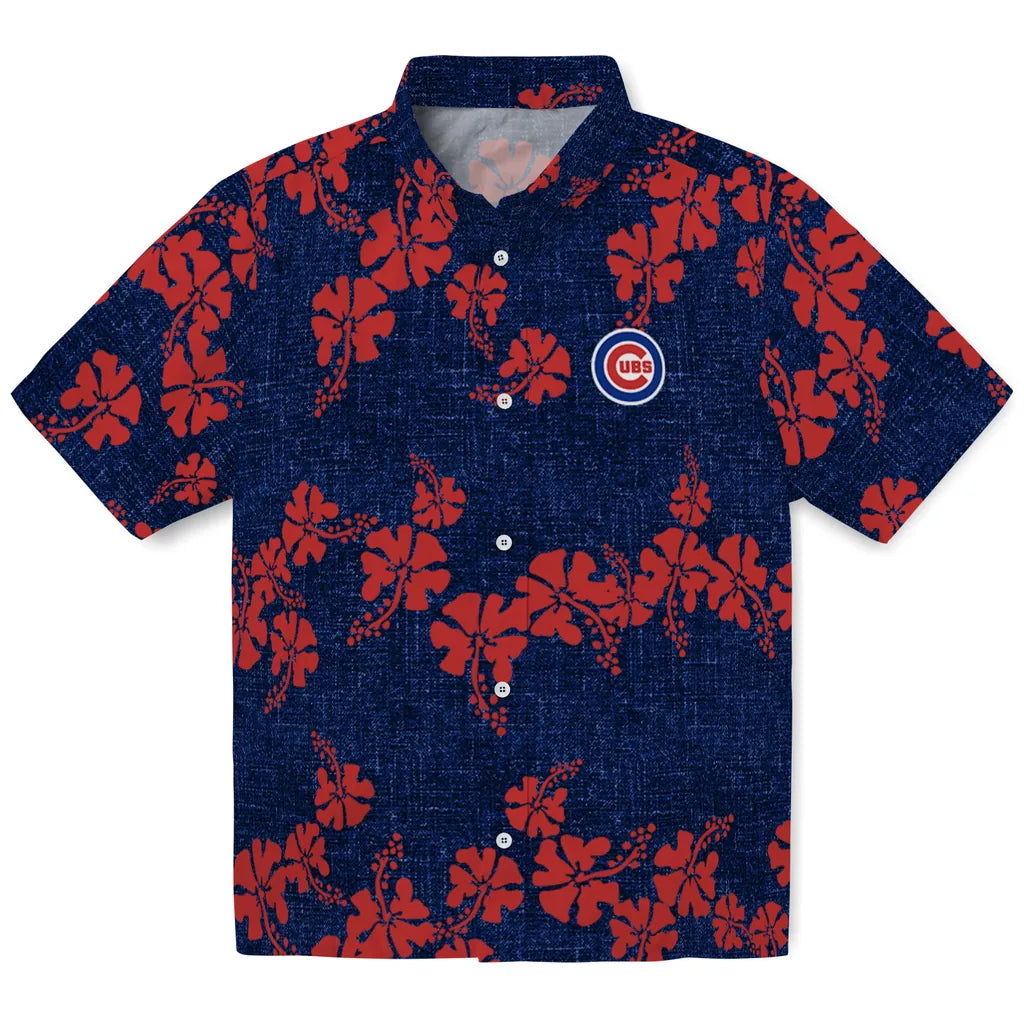 Chicago Cubs Hawaiian Shirt - 50th State Flower | Moonbestprint