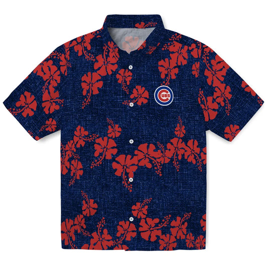 Chicago Cubs Hawaiian Shirt - 50th State Flower | Moonbestprint