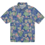 Chicago Cubs Hawaiian Shirt - Anthurium Overlay | Moonbestprint