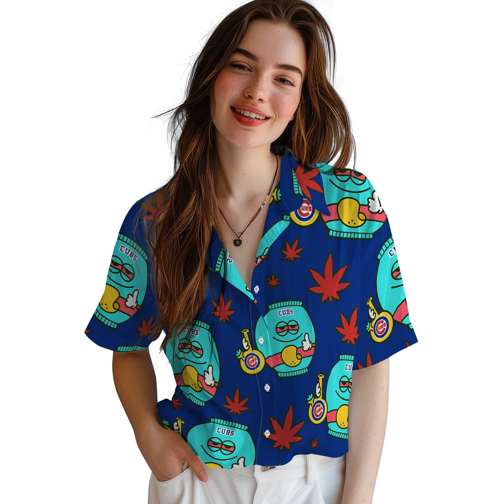 Chicago Cubs Hawaiian Shirt - Chill Vibe | Moonbestprint